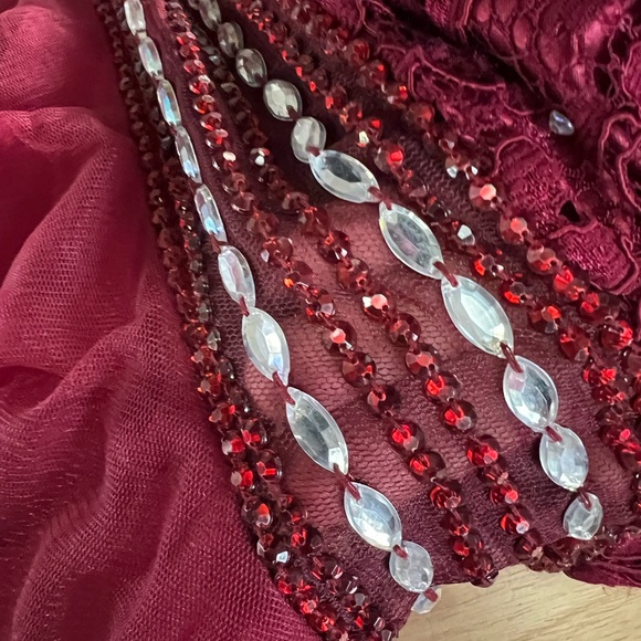 3X Cindy Collection USA Short Formal Dress Plus Size Chiffon Fit & Flare Prom - Picture 15 of 16